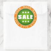 Sticker Rond Panneau de soldes (Sac)