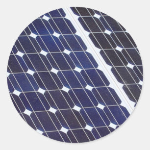 Sticker Rond Panneau solaire