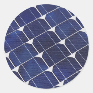 Sticker Rond Panneau solaire