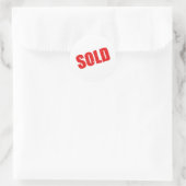 Sticker Rond Panneau vendu (Sac)