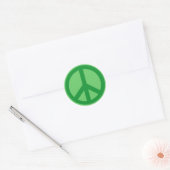 Sticker Rond Panneau vert (Enveloppe)