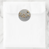 Sticker Rond Panning en or (Sac)