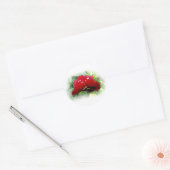 Sticker Rond Pansement rouge vif (Enveloppe)