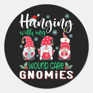 Sticker Rond Panser avec mes soins de blessures Gnomies Infirmi