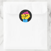 Sticker Rond Pansexuel (Sac)