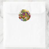 STICKER ROND PANSY BEAUTY (Sac)