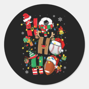 Sticker Rond Pantalon de pyjama de football de Santa Bysebyll H