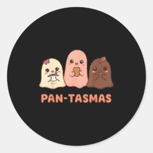 Sticker Rond Pantasmas Ghost Funny Soky Conchas mexicain Hallow