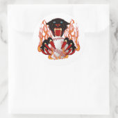 Sticker Rond Panther-Baseball-1Blanc-T-2 (Sac)