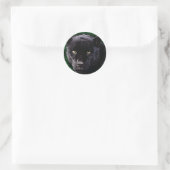 Sticker Rond Panthère noire (Sac)
