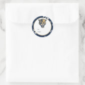 Sticker Rond Panthers de la FIU - Noël (Sac)