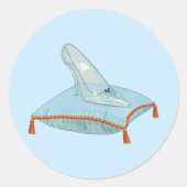 Sticker Rond Pantoufle de verre (Devant)