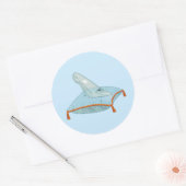 Sticker Rond Pantoufle de verre (Enveloppe)