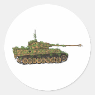 Sticker Rond Panzer VI Tiger89