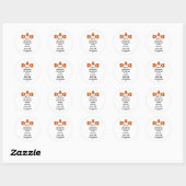 Sticker Rond Papa (Feuille)