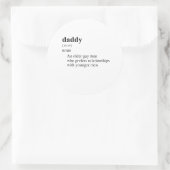 STICKER ROND PAPA (Sac)