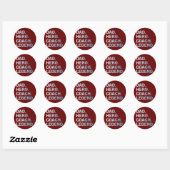 Sticker Rond Papa coach (Feuille)