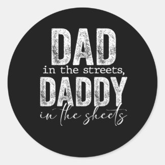 Sticker Rond Papa Dans Les Rues Papa Dans Les Fiches Pour Papa