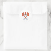 Sticker Rond Papa des Cavaliers de Virginie (Sac)