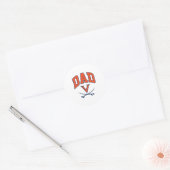 Sticker Rond Papa des Cavaliers de Virginie (Enveloppe)