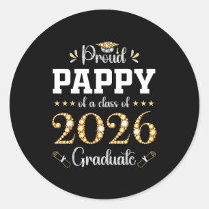 Sticker Rond Papa fier d'un diplômé de la promotion 2026