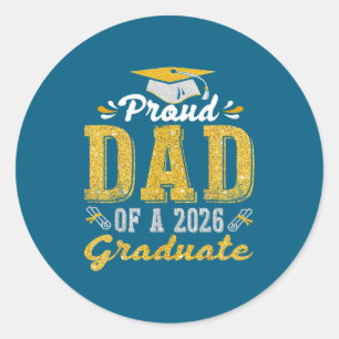 Sticker Rond Papa fier promotion 2026