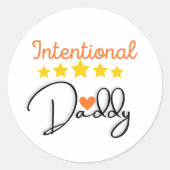 Sticker Rond Papa intentionnel (Devant)