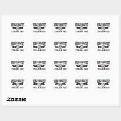 Sticker Rond Papa italien (Feuille)