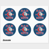 Sticker Rond Papa-O-Mite (Feuille)
