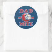 Sticker Rond Papa-O-Mite (Sac)