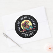 Sticker Rond Papa The Man (Enveloppe)