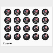 Sticker Rond Papa vétéran (Feuille)