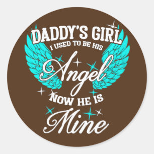 Sticker Rond Papa's Girl