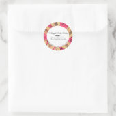 Sticker Rond Papaya Beurre Bain marque emballage (Sac)