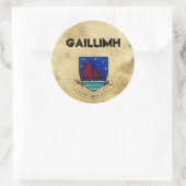 Sticker Rond paper_33, Logogalwayco2, Gaillimh (Sac)