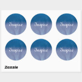 Sticker Rond Papier 3 d'aquarelle de texture de fond (Feuille)