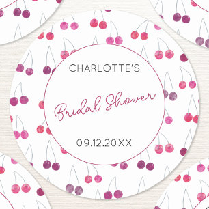 Sticker Rond Papier aquarelle personnalisé pour enterrement de
