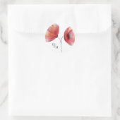 Sticker Rond Papier de tissus (Sac)