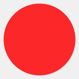 Sticker Rond Papier peint couleur arrière - plan rouge Modèle