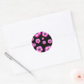 Sticker Rond Papier peint de soccer (Enveloppe)
