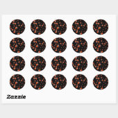 Sticker Rond Papier peint Ladybug (Feuille)