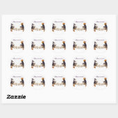 Sticker Rond Papier&pukku joyeux Halloween ! (Feuille)
