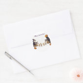 Sticker Rond Papier&pukku joyeux Halloween ! (Enveloppe)