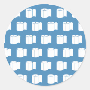 Sticker Rond Papier toilette