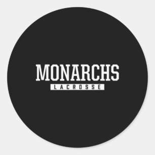 Sticker Rond Papillion-la Vista Monarchs Lacrosse Hs