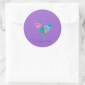 Sticker Rond Papillon (Sac)