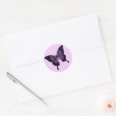 Sticker Rond Papillon (Enveloppe)