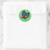 Sticker Rond papillon (Sac)