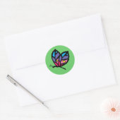 Sticker Rond papillon (Enveloppe)
