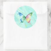 Sticker Rond Papillon (Sac)